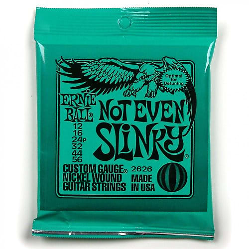 Ernie Ball 2626 Not Even Slinky Electric Guitar Strings, .012 - .056