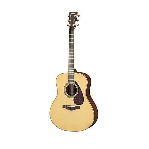 Yamaha LL6M-ARE L Series Folk Acoustic Electric Guitar, Mahagany