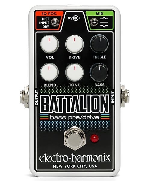 Electro-Harmonix Nano Battalion Bass Preamp & Overdrive