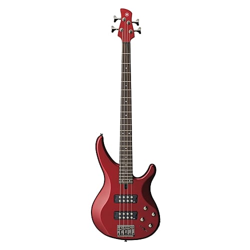 Yamaha TRBX304 CAR 4-String Electric Bass Guitar,Candy Apple Red...