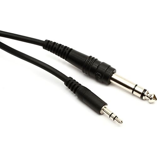 Hosa CMS-110 10' Male 3.5MM 1/4" TRS x Same Interconnect Cable