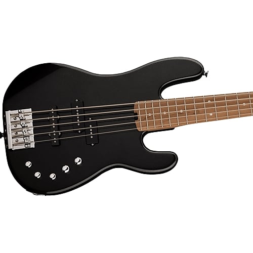 Charvel  Pro-Mod San Dimas® Bass PJ V, Caramelized Maple Fingerboard, Metallic Black