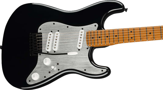 Fender  Contemporary Stratocaster® Special, Roasted Maple Fingerboard, Silver Anodized Pickguard, Black