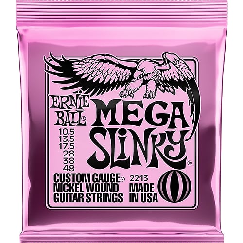 Ernie Ball Mega Slinky Guitar Strings, 10.5 - 48