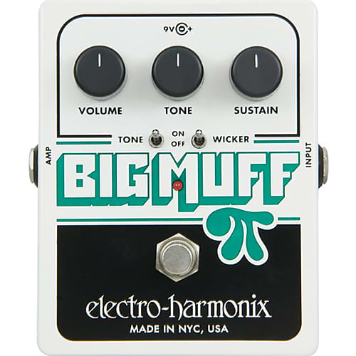 Electro-Harmonix Big Muff Pi  Efects Pedal W / Tone Wicker