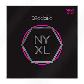 D'Addario NYXL0942 Super Light Electric Guitar Strings, .009-.042